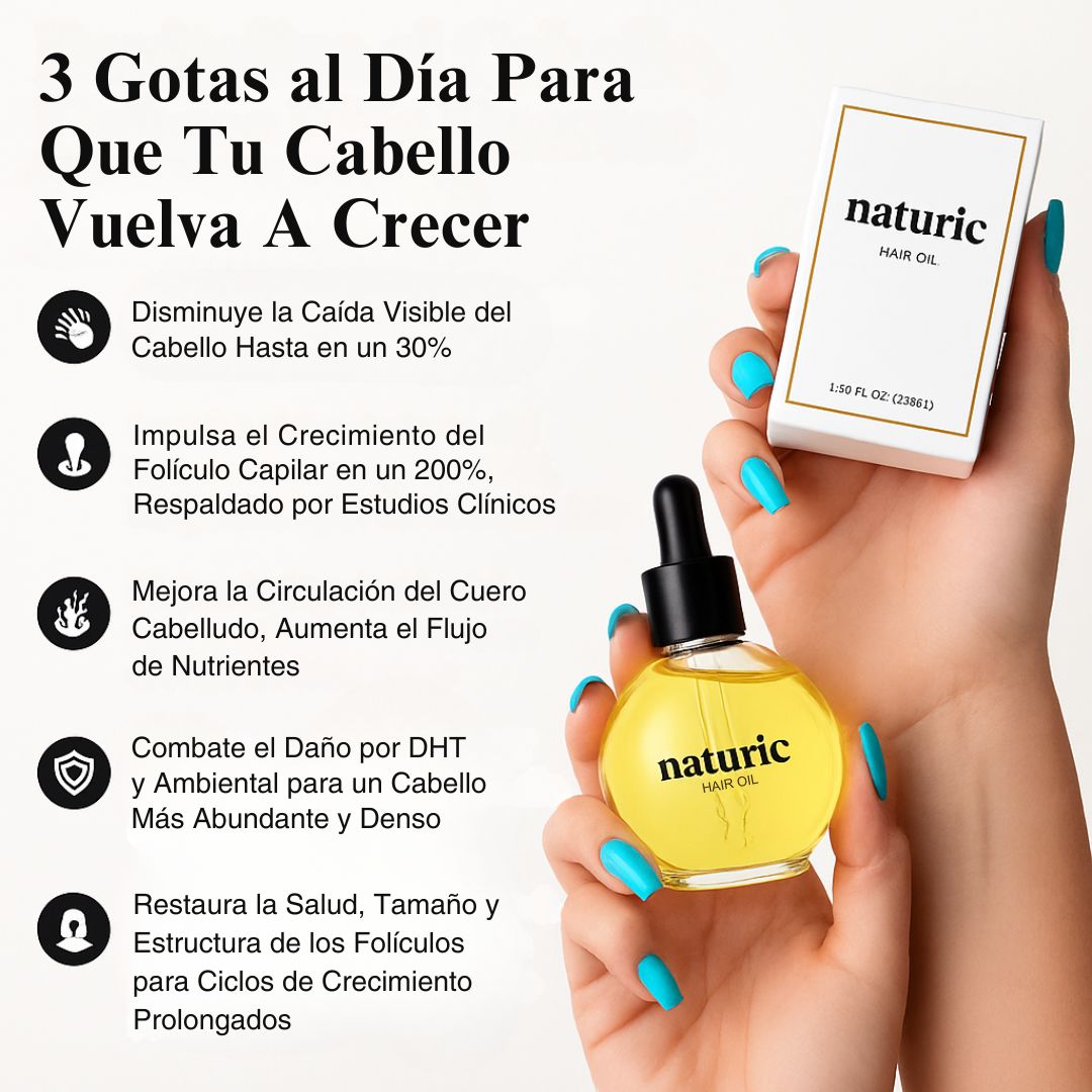 Aceite Natural Para El Crecimiento Del Cabello